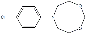 6-(4-Chlorophenyl)-5,6,7,8-tetrahydro-4H-1,3,6-dioxazocine Struktur