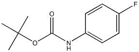 N-(tert-Butoxycarbonyl)-4-fluoroaniline Struktur