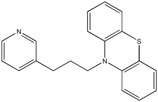 10-[3-(3-Pyridyl)propyl]-10H-phenothiazine Struktur