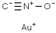 Fulminic acid gold(I) salt Struktur