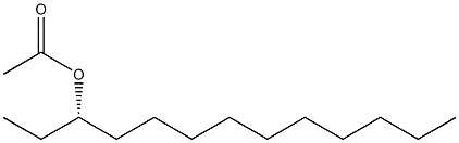 [S,(-)]-3-Tridecanol acetate Struktur