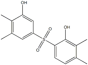 2,3'-Dihydroxy-3,4,4',5'-tetramethyl[sulfonylbisbenzene] Struktur