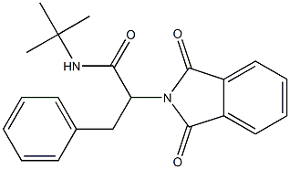 N-tert-Butyl-2-phthalimidyl-3-phenylpropanamide Struktur