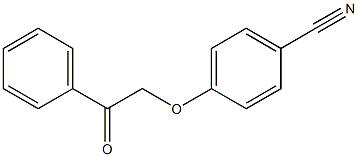 4-(Phenacyloxy)benzonitrile Struktur