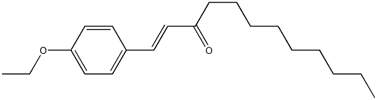 (E)-1-(4-Ethoxyphenyl)-1-dodecen-3-one Struktur