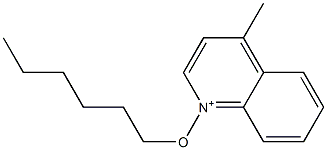 4-Methyl-1-hexyloxyquinolinium Struktur