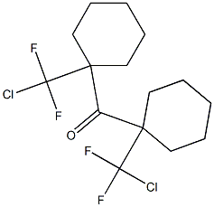 Chlorodifluoromethyl(cyclohexyl) ketone Struktur