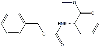 N-(Benzyloxycarbonyl)-2-allyl-L-glycine methyl ester Struktur