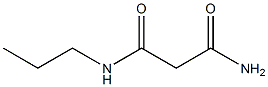 Propylmalonamide Struktur