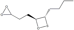 (4S,5S)-4,5-Epoxythionane 1,1-dioxide Struktur