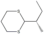 (-)-2-[(S)-sec-Butyl]-1,3-dithiane Struktur