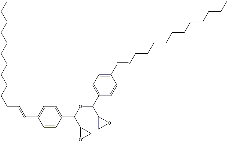 4-(1-Tridecenyl)phenylglycidyl ether Struktur