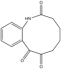 3,4,5,6-Tetrahydro-1-benzazecine-2,7,8(1H)-trione Struktur