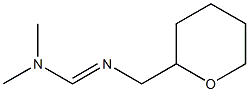 N1,N1-Dimethyl-N2-(tetrahydro-2H-pyran-2-ylmethyl)formamidine Struktur