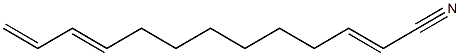 2,10,12-Tridecatrienenitrile Struktur