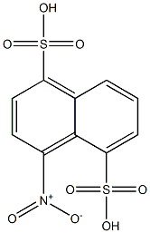 4-Nitro-1,5-naphthalenedisulfonic acid Struktur