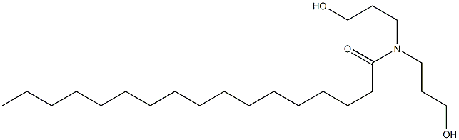 N,N-Bis(3-hydroxypropyl)heptadecanamide Struktur