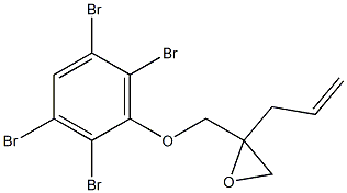 2,3,5,6-Tetrabromophenyl 2-allylglycidyl ether Struktur