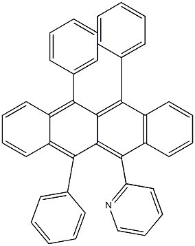 5-(2-Pyridyl)-6,11,12-triphenylnaphthacene Struktur