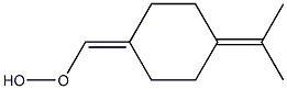 p-Mentha-1(7),4(8)-dien-7-yl hydroperoxide Struktur