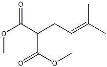 2-Prenylmalonic acid dimethyl ester Struktur