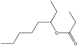 Propionic acid 1-ethylhexyl ester Struktur