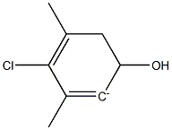 4-Chloro-3,5-dimethylphenol anion Struktur