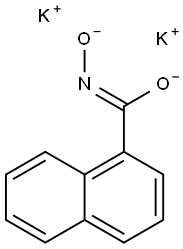 1-Naphthalenecarbohydroximic acid potassium salt Struktur