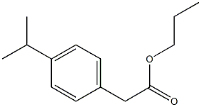 (p-Isopropylphenyl)acetic acid propyl ester Struktur