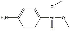 (4-Aminophenyl)arsonic acid dimethyl ester Struktur