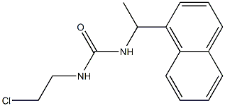 (+)-1-(2-Chloroethyl)-3-[1-(1-naphtyl)ethyl]urea Struktur