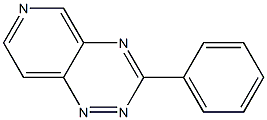 3-Phenylpyrido[3,4-e]-1,2,4-triazine Struktur