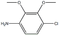 4-Chloro-2,3-dimethoxyaniline Struktur