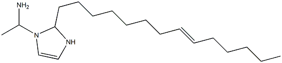 1-(1-Aminoethyl)-2-(8-tetradecenyl)-4-imidazoline Struktur