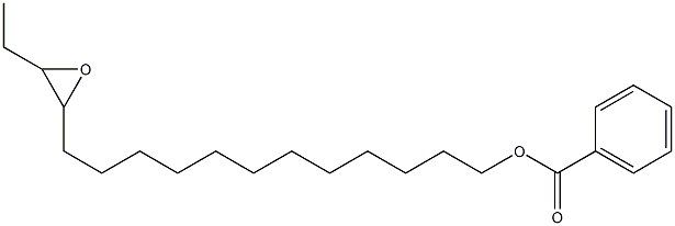 Benzoic acid 13,14-epoxyhexadecan-1-yl ester Struktur