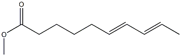 6,8-Decadienoic acid methyl ester Struktur