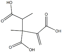 3-Butene-1,2,3-tricarboxylic acid 1,2-dimethyl ester Struktur