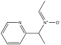 N-[1-(2-Pyridyl)ethyl]ethanimine N-oxide Struktur