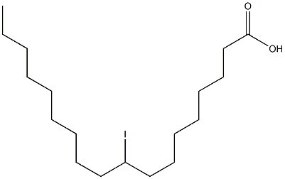 9-Iodostearic acid Struktur