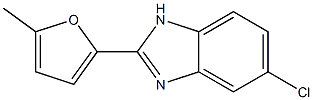 5-Chloro-2-(5-methylfuran-2-yl)-1H-benzimidazole Struktur