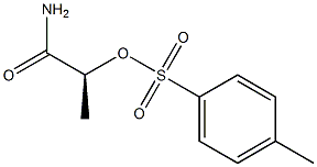 [S,(-)]-2-[(p-Tolylsulfonyl)oxy]propionamide Struktur