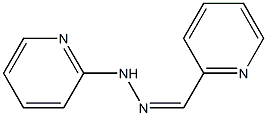 2-Pyridinecarbaldehyde (Z)-(2-pyridyl)hydrazone Struktur