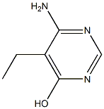 6-Amino-5-ethyl-4-pyrimidinol Struktur