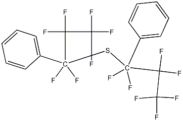 Phenyl(heptafluoropropyl) sulfide Struktur