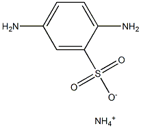 2,5-Diaminobenzenesulfonic acid ammonium salt Struktur