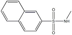 N-Methyl-2-naphthalenesulfonamide Struktur