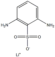 2,6-Diaminobenzenesulfonic acid lithium salt Struktur