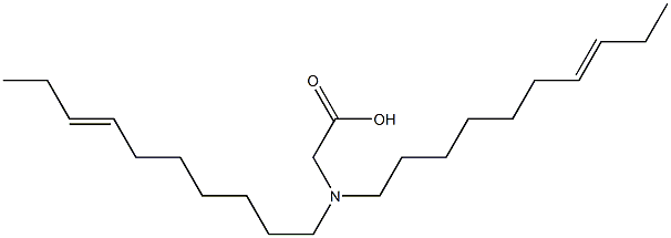 N,N-Di(7-decenyl)glycine Struktur