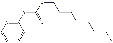 Thiocarbonic acid O-octyl S-(2-pyridyl) ester Struktur