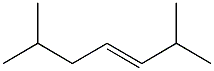 (E)-2,6-Dimethyl-3-heptene Struktur